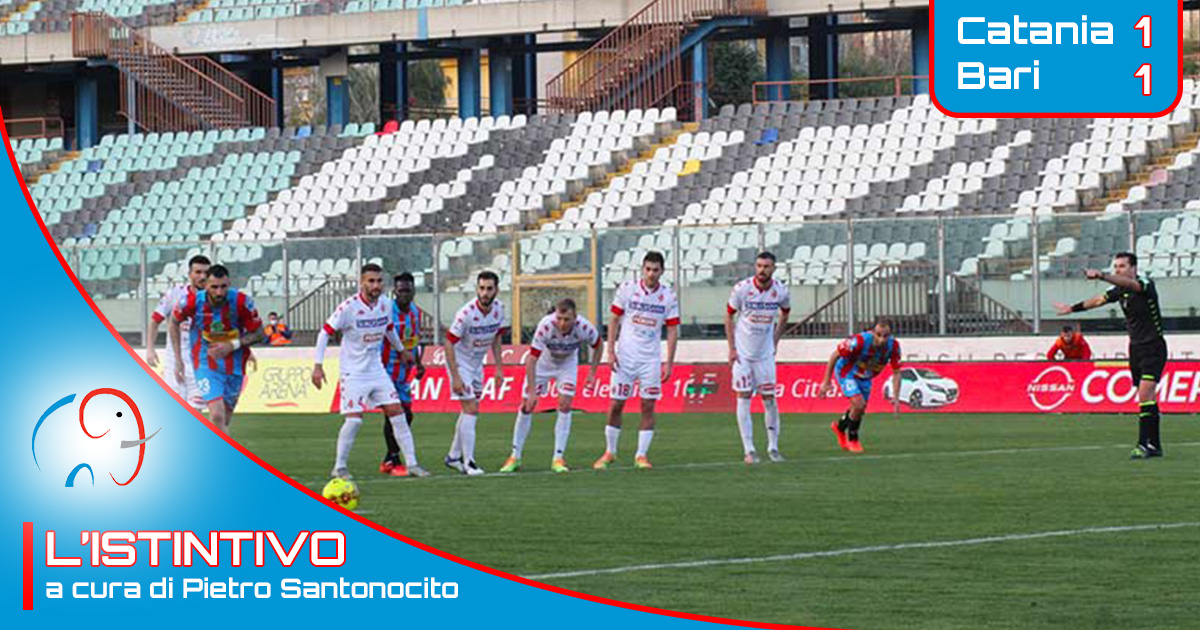 Catania - Bari 1-1 - fra bari ed alibi vari